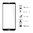 Full Coverage Tempered Glass Screen Protector for Huawei Y6 (2018) - Black